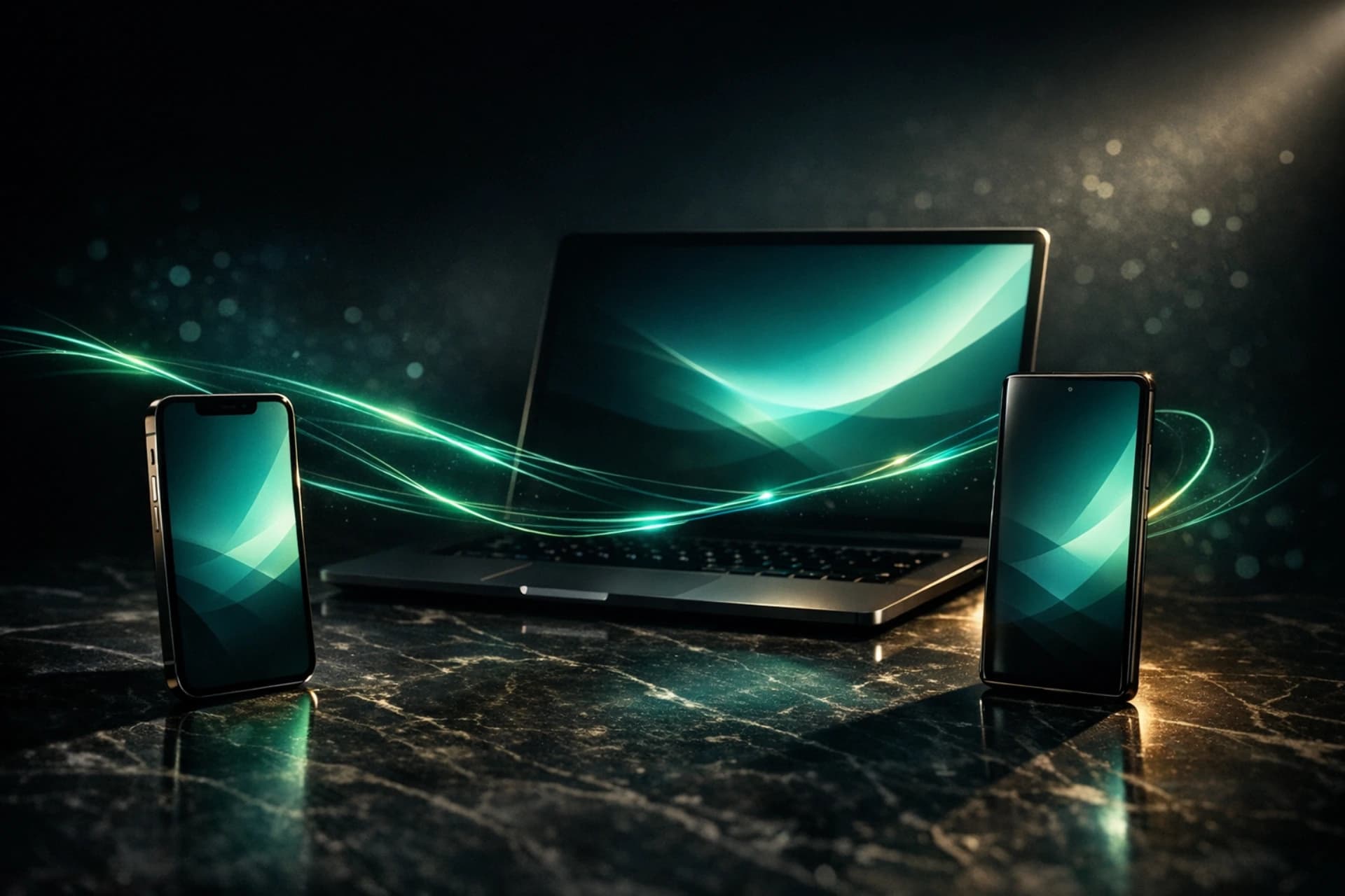 LinkSense smart links routing between iPhone, Android, and desktop devices